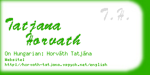 tatjana horvath business card